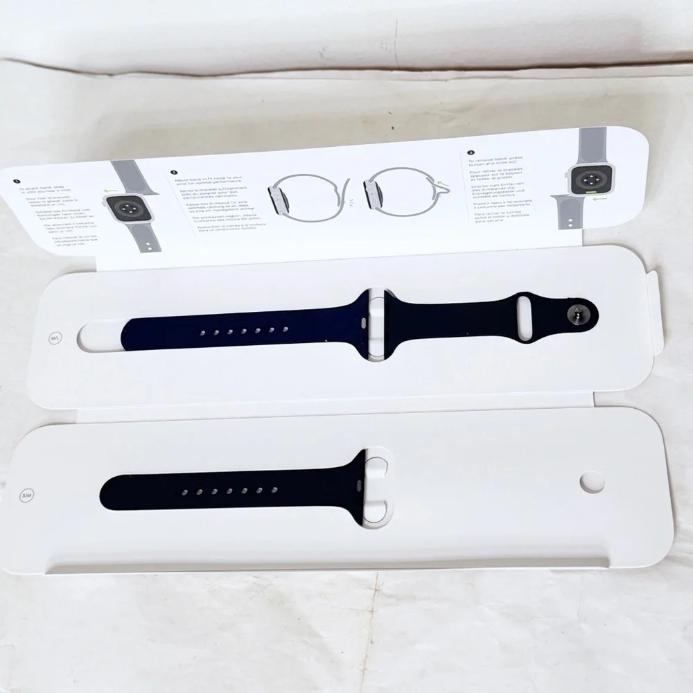 Apple Series 6 Watch Blue Aluminum Case GPS Cellular 44 MM Sport Band EUC